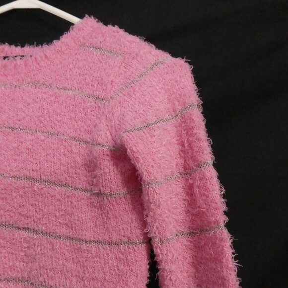 GEORGE | 6x | Pink Eyelash Knit Striped Soft and Comfy Sweater - Picture 5 of 16